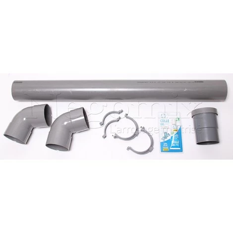 NEGOMIX Kit Dérivation Gouttière 100 Mm 4 NEGOMIX Kit Dérivation Gouttière 100 Mm – Image 2