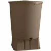 Récupérateur D'eau De Pluie Rond 500 L + Socle + Kit Raccord Chéneau - Taupe - BelliJardin - Taupe -Promos Récupération Magasin 12228117 1