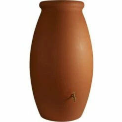 Récupérateur D'eau De Pluie Jarre 500 L + Kit Raccord Chéneau - Terre Cuite - BelliJardin - Terrecuite