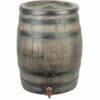 Nature Récupérateur D'eau Avec Aspect De Bois 50 L 38x49,5 Cm Marron - Brun