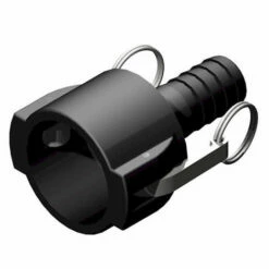 CPP Raccord Camlock Femelle 2'' - Male Cannelé Droit En Polypropylène - Ø A: 2'' | Ø B: 50mm