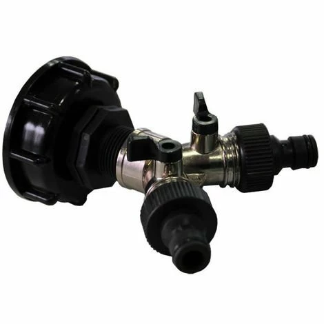 MULTITANKS Sélecteur 2 Voies En Zinc Pour Cuve IBC 1000 Litres 4 MULTITANKS Sélecteur 2 Voies En Zinc Pour Cuve IBC 1000 Litres – Image 2