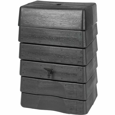 Nature Baril D'eau De Pluie 168 L Anthracite - Anthracite 3 Nature Baril D'eau De Pluie 168 L Anthracite - Anthracite