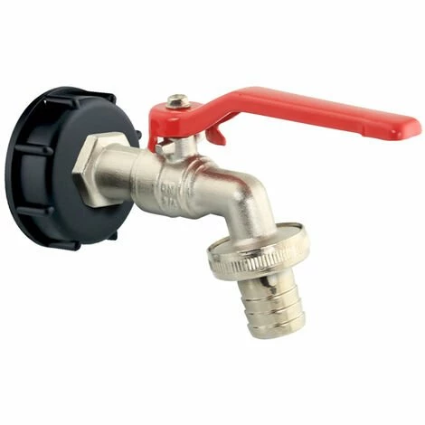 Raccord Robinet En Laiton Chromé Avec Sortie Cannelé Pour Cuve IBC 3/4" - 20x27 - INTERPLAST 4 Raccord Robinet En Laiton Chromé Avec Sortie Cannelé Pour Cuve IBC 3/4" - 20x27 - INTERPLAST – Image 2