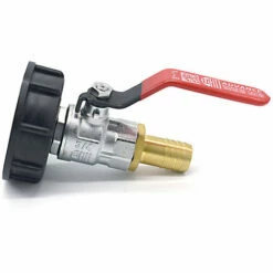 MULTITANKS Raccord S60x6 Avec Robinet En Laiton à Boisseau Sphérique Sortie Cannelée 19mm -Promos Récupération Magasin 20242003 2