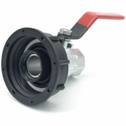 MULTITANKS Raccord S60x6 Avec Robinet En Laiton à Boisseau Sphérique Sortie Femelle 3/4'' -Promos Récupération Magasin 20287976 3