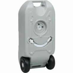 VidaXL Réservoir D'eau Sur Roues Pour Camping 40 L Gris 10 VidaXL Réservoir D'eau Sur Roues Pour Camping 40 L Gris -Promos Récupération Magasin 20297218 4