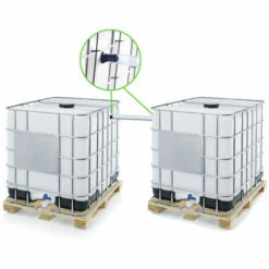 MULTICUVES Kit ECO De Couplage De 2 Cuves 1000 L - Ø 25 Mm - Tuyau 50 Cm