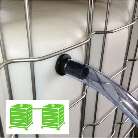 MULTICUVES Kit ECO De Couplage De 2 Cuves 1000 L - Ø 25 Mm - Tuyau 50 Cm 4 MULTICUVES Kit ECO De Couplage De 2 Cuves 1000 L - Ø 25 Mm - Tuyau 50 Cm – Image 2