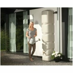 SUINGA Cuve Polyéthylène 300 Litres 42x40x210 Cm Beige -Promos Récupération Magasin 27213108 2