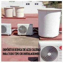 SUINGA Cuve En Fibre Polyester 200 Litres Circulaire + Couvercle -Promos Récupération Magasin 27215815 2