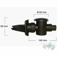 SUINGA Filtre De Descente Rond Pour Tuyaux De 75 à 110 Mm, Sortie 1" -Promos Récupération Magasin 30963666 4