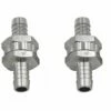 TRIOMPHE Valve De Vérification De L'essence Diesel De Perle De Perle, Un Système De Carburant De Carburateur à Faible Concentration Avec Clapet Anti-retour, Vanne à Carburant En Aluminium, Vanne D'alimentation En Gaz Diesel (10 Mm 2), Clapet Anti-retour Pour Tube