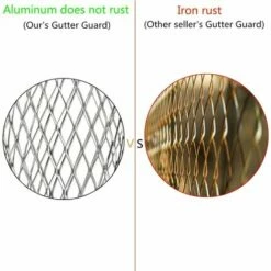 GUAZHUNIFR 4 Filtres De Gouttière En Aluminium Flexible 6*5cm Grille Grillage Stop Feuille Crépine Pare Feuille Cache Gouttière Pour Protéger Gouttière Contre Les Feuilles Toiture 9 GUAZHUNIFR 4 Filtres De Gouttière En Aluminium Flexible 6*5cm Grille Grillage Stop Feuille Crépine Pare Feuille Cache Gouttière Pour Protéger Gouttière Contre Les Feuilles Toiture -Promos Récupération Magasin 41869235 3