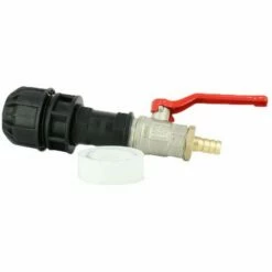 MULTICUVES Vanne 1/4 De Tour Laiton - Cannelé 13 Mm - Kit Couplage Cuve