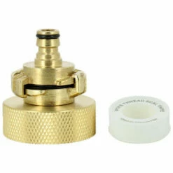 MULTICUVES Raccord Cuve S60X6 Laiton - Raccord Express Avec Sortie Rapide