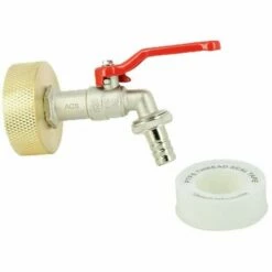 MULTICUVES Raccord Cuve Eau S60X6 Laiton - Robinet ECO Laiton 15 Mm