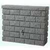 GRAF® Graf Cuve Décorative MUR ROCKY - 400L - Gris Granite