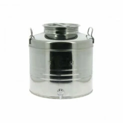 APICULTURE.NET - MATÉRIEL APICOLE FRANÇAIS Fût Inox 30 L Bas Avec Robinet Pour Huile D'olive