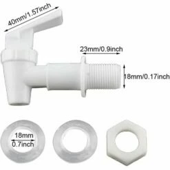 Robinet De Refroidisseur D'eau, Robinet De Remplacement Des Distributeurs De Boissons, Robinet D'eau En Plastique,Irisfr,4Pcs -Promos Récupération Magasin 50942695 2