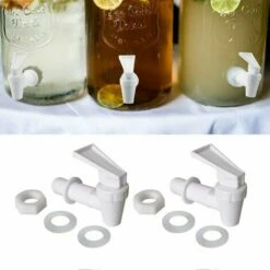 Robinet De Refroidisseur D'eau, Robinet De Remplacement Des Distributeurs De Boissons, Robinet D'eau En Plastique,Irisfr,4Pcs -Promos Récupération Magasin 50942695 3
