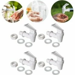 Robinet De Refroidisseur D'eau, Robinet De Remplacement Des Distributeurs De Boissons, Robinet D'eau En Plastique,Irisfr,4Pcs -Promos Récupération Magasin 50942695 4
