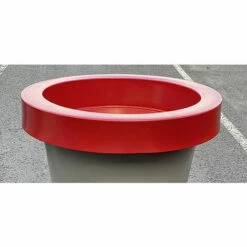 PLAST'UP ROTOMOULAGE CARRE DE PLANTATION RECUPERATEUR EAU DE PLUIE AERIEN LLUVIA 420L-Taupe Rouge-100cm - Taupe Rouge -Promos Récupération Magasin 52050549 3