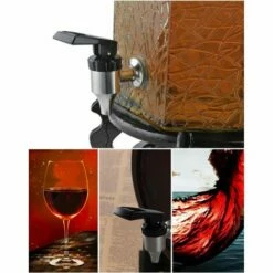 Distributeur De Boissons Robinet En Acier Inoxydable 304 Tonneau De Vin Spigot Remplacement Vin Biere Jus Robinet 16mm, Silver, Taille Unique，Fontainebleau -Promos Récupération Magasin 52468391 5