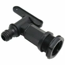 Robinet Cuve 1000l Plastique,Adaptateur De Boîte De Rangement D'eau IBC,Adaptateur Robinet Tuyau Arrosage,pour Recuperateur Eau De Pluie, Réservoir De Carburant (Plastique)，Fontainebleau
