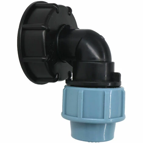 TINOR Adaptateur De Réservoir IBC, Adaptateur Pour Réservoir D'eau IBC S60X6 Avec Connecteur Coudé En Polyéthylène Moyenne Densité De 25 Mm Compatible Avec Les Conteneurs IBC Standard Britanniques Et Européens 3 TINOR Adaptateur De Réservoir IBC, Adaptateur Pour Réservoir D'eau IBC S60X6 Avec Connecteur Coudé En Polyéthylène Moyenne Densité De 25 Mm Compatible Avec Les Conteneurs IBC Standard Britanniques Et Européens