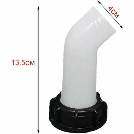 TINOR 2 Pcs Adaptateur De Réservoir D'eau, Vanne Cuve A Eau, Adaptateur De Réservoir De Vidange IBC Pour Réservoirs D'eau IBC, Vannes De Tonnage, Irrigation Agricole, Pipelines, Plastique, 60 MM(Blanc) 7 TINOR 2 Pcs Adaptateur De Réservoir D'eau, Vanne Cuve A Eau, Adaptateur De Réservoir De Vidange IBC Pour Réservoirs D'eau IBC, Vannes De Tonnage, Irrigation Agricole, Pipelines, Plastique, 60 MM(Blanc) – Image 5