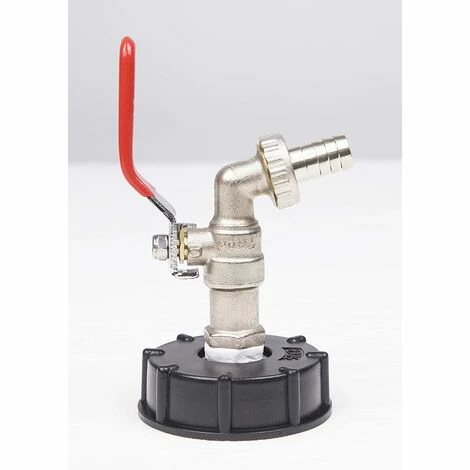 ENLENK Robinet Cuve 1000L Robinet Recuperateur Eau De Pluie, Adaptateur De Réservoir D'eau IBC 1/2" Double Robinet Recuperateur Eau De Pluie,Robinet En Laiton Fabriqué En PP Filetage Gros 60 Mm (3pcs) 6 ENLENK Robinet Cuve 1000L Robinet Recuperateur Eau De Pluie, Adaptateur De Réservoir D'eau IBC 1/2" Double Robinet Recuperateur Eau De Pluie,Robinet En Laiton Fabriqué En PP Filetage Gros 60 Mm (3pcs) – Image 4