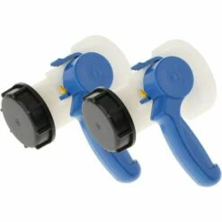 MONLY Vanne Papillon En PP Avec Adaptateur D'écrou De 62 Mm Pour Une Installation Facile Pour Les Réservoirs IBC De 1000 Litres (2 Pièces) -Promos Récupération Magasin 56075037 3