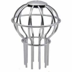 CHANCEY Crépine De Filtre En Acier Inoxydable 304 De Garde De Gouttière, Arrête Le Blocage Des Graines De Feuilles Et D'autres Outils De Nettoyage De Gouttièr - 38mm,SEMAket,argent