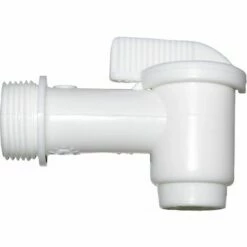 CYCLINGCOLORS Robinet Vanne De Fût Filetage 3/4" Plastique Bidon Tonneau 2 Bondes 30, 60 Ou 120 Et 220 Litres Clapet Vidange