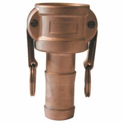 MULTITANKS Raccord Camlock Femelle - Embout Cannelé En Laiton - Type C - Ø A: 3/4'' | Ø B: 19-20mm