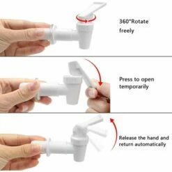 DECKON Plastique Robinet,Robinet De Tonneau, Distributeur De Boissons,pour Homebrew Barrel Fermenter Vin Bière Distributeur De Jus De Boisson Spigot(6 Pieces) -Promos Récupération Magasin 57241659 4