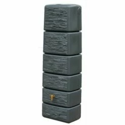 AUTRES Récupérateur D'eau Mural 300 Litres SLIM STONE - Granit