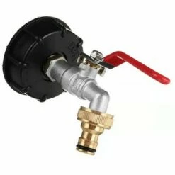 TRIOMPHE Robinet De Cuve De Récupération D'eau,Adaptateur IBC 1000 L Adaptateur De Réservoir IBC Adaptateur De Réservoir S60X6 Pour Robinet De Jardin En Laiton,T-Audace -Promos Récupération Magasin 58205839 4