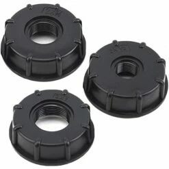 GRID COOL 3 Pièces De Barils Chimiques De 1000 Litres, Barils D'urée, Joints De Baril De Tonne IBC, Accessoires De Baril De Tonne, Joints En Plastique, Fil Intérieur à 6 Points (3/4 Pouce)