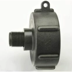 AOUGO Adaptateur De Réservoir IBC Connecteur De Robinet De Tuyau En Plastique S60X6 Bouchon Fileté Grossier à 1/2 "adaptateur De Robinet D'eau Pour Tonne De Valve IBC -Promos Récupération Magasin 58573625 3