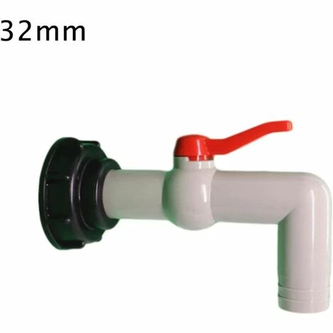 AOUGO Raccord De Robinet En Plastique IBC 1000L, Adaptateur De Réservoir De Vidange à Filetage Grossier 60 Mm Pour Adaptateur De Baignoire Robinet De Jardin, Exportation 20/25/32 Mm(32mm) 4 AOUGO Raccord De Robinet En Plastique IBC 1000L, Adaptateur De Réservoir De Vidange à Filetage Grossier 60 Mm Pour Adaptateur De Baignoire Robinet De Jardin, Exportation 20/25/32 Mm(32mm) – Image 2