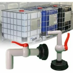 AOUGO Raccord De Robinet En Plastique IBC 1000L, Adaptateur De Réservoir De Vidange à Filetage Grossier 60 Mm Pour Adaptateur De Baignoire Robinet De Jardin, Exportation 20/25/32 Mm(32mm) 8 AOUGO Raccord De Robinet En Plastique IBC 1000L, Adaptateur De Réservoir De Vidange à Filetage Grossier 60 Mm Pour Adaptateur De Baignoire Robinet De Jardin, Exportation 20/25/32 Mm(32mm) -Promos Récupération Magasin 58573630 3