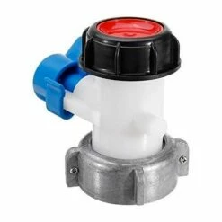 AOUGO Vanne Papillon De Rechange Pour Cuve IBC Jusqu'à 1000 L Ou Citerne, Avec Adaptateur Pour Bride DN40 (62 Mm, Aluminium) 9 AOUGO Vanne Papillon De Rechange Pour Cuve IBC Jusqu'à 1000 L Ou Citerne, Avec Adaptateur Pour Bride DN40 (62 Mm, Aluminium) -Promos Récupération Magasin 58573632 4