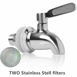 FLYME Remplacement De Robinet De Distributeur De Boissons,Robinet De Tonneau Du Vin Et De La Bière Ou De Boisson En Acier Inoxydable, Inusable,16mm Robinet De Rechange Pour Distributeur 9 FLYME Remplacement De Robinet De Distributeur De Boissons,Robinet De Tonneau Du Vin Et De La Bière Ou De Boisson En Acier Inoxydable, Inusable,16mm Robinet De Rechange Pour Distributeur -Promos Récupération Magasin 58772571 3