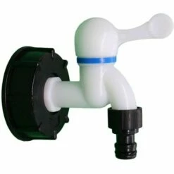 ENLENK Adaptateur De Réservoir IBC S60x6 Vanne Robinet Robinet En Plastique Connecteur De Tuyau Tonne Baril Raccord Adaptateur Pour Récupérateurs Eau De Pluie Raccord Sortie Raccord -Promos Récupération Magasin 58843768 3