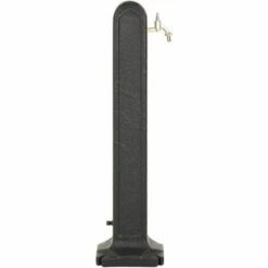 INLIFE Réservoir De Jardin Avec Robinet Anthracite Aspect De Pierre - Anthracite -Promos Récupération Magasin 59173072 4