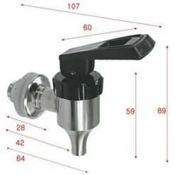 FR-LIFE BR-Vie Distributeur à Boisson Robinet De Bière Distributeur Pour Boissons In Acier Inoxydable, 16mm -Promos Récupération Magasin 59637645 2