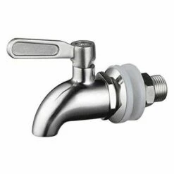 FLYME Distributeur De Boissons En Acier Inoxydable Robinet De Robinet De Remplacement Pour Homebrew Barrel Fermenter Vin Bière Distributeur De Jus De Boisson Spigot