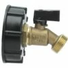 AOUGO Robinet De Réservoir IBC, Adaptateur De Réservoir Fourre-Tout IBC Connecteur De Tuyau De Vidange à Filetage Mâle G3/4 Pièce De Raccord D'outil De Vanne De Robinet De Tuyau En Laiton -Promos Récupération Magasin 60281812 1